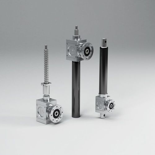 Ball screw jack - QBUP - DZ Trasmissioni - bevel gear