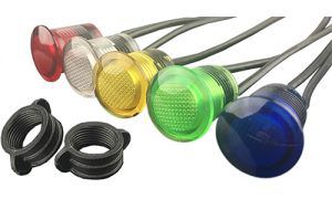 Steady indicator light - CNX714/CNX722 series - Visual Communications Company - LED / panel-mount / watertight