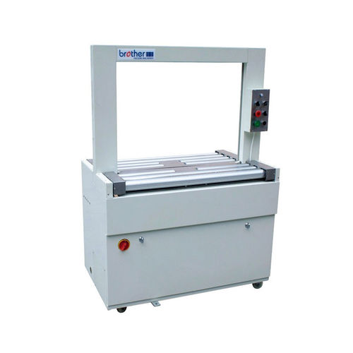 Automatic strapping machine - AP8060C  - ZHEJIANG BROTHER PACKING MACHINERY CO.,LTD - for cans / vertical