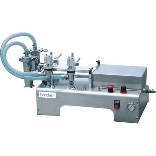 Semi-automatic filler - SYF - ZHEJIANG BROTHER PACKING MACHINERY CO.,LTD - bottle / piston