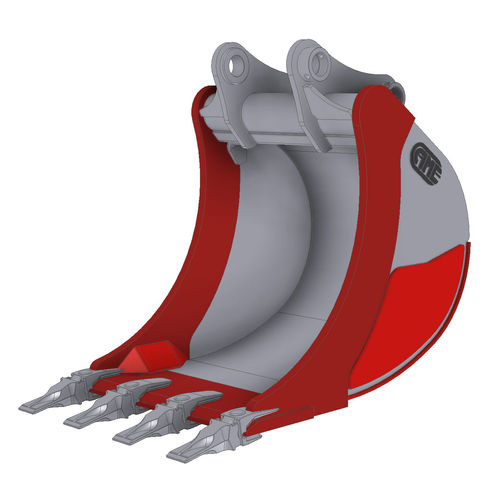 Standard bucket - CAME srl - for excavators / 4 teeth