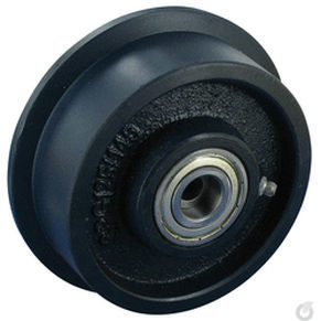 Monobloc wheel - RG 75/ 30/4K-S - Rollentechnik vom Stein GmbH - cast iron / bearing / flanged
