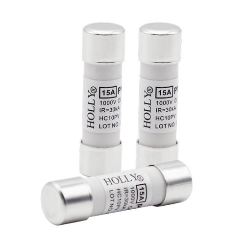 Cylindrical fuse - 10PV series - Holly/Hollyfuse/Hollyland - Class gPV / DC / 10x38