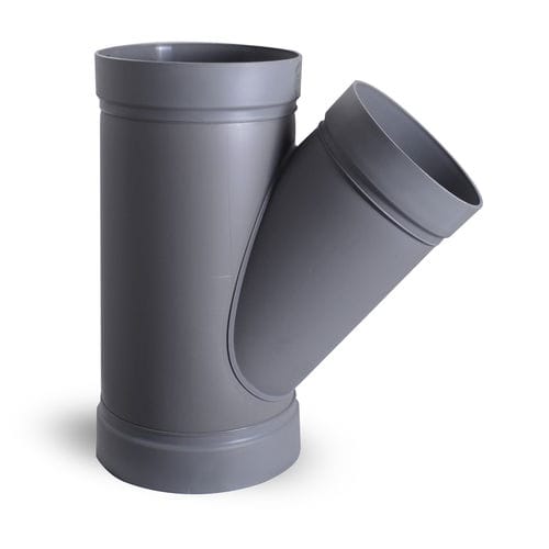 Hydraulic fitting - PVC-TPVF-45 - ALNOR Ventilation Systems - socket / 45° angle / Y