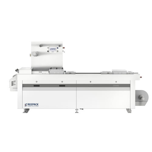 Plastic film thermoforming machine - REEFORM E series - Reepack S.r.l. Soc. Unip. - for food packaging / automatic / compact