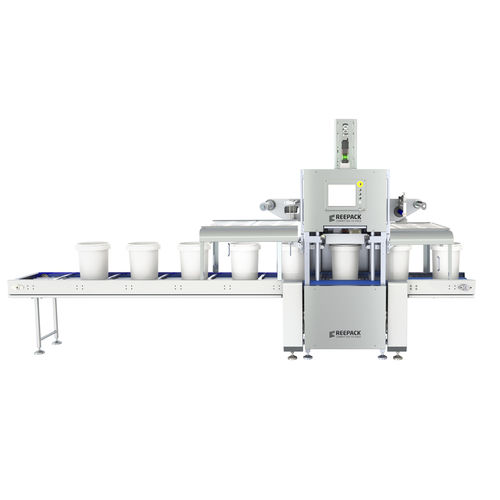 Linear tray sealer - REEPAIL - Reepack S.r.l. Soc. Unip. - automatic / with modified atmosphere packaging