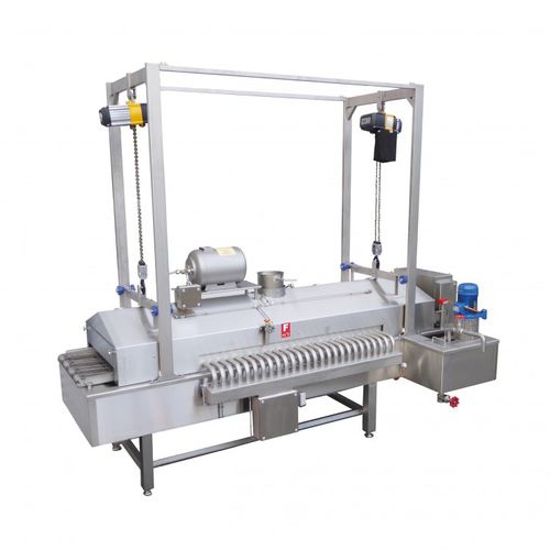 Continuous industrial fryer - SFE-E 1.600/600 - Schomaker Convenience Technik GmbH - meat / conveyor