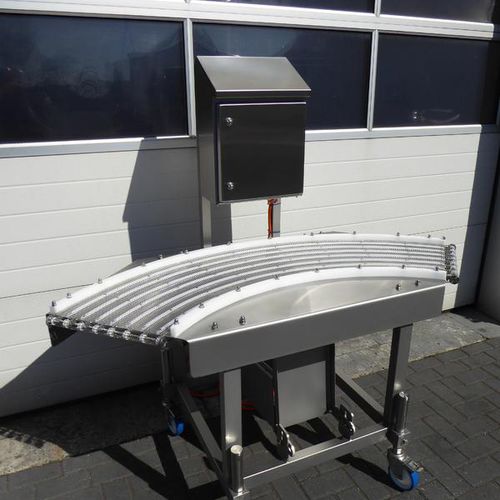Belt conveyor - SK 90/400 - Schomaker Convenience Technik GmbH - curved / transport / food