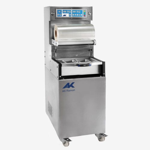 Automatic tray sealer - TS-550 - TALLERES RAMON, S.L. - linear / for the food industry / vacuum