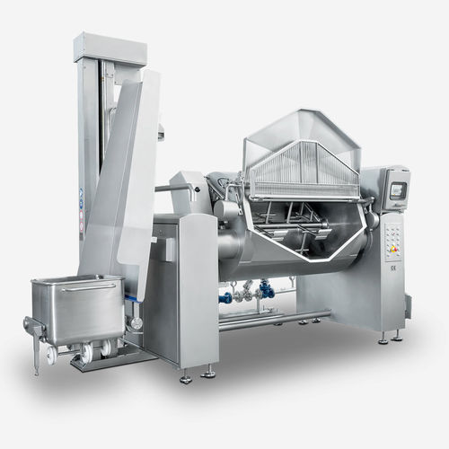 Blancher industrial cooker - KIPPKO 400 - Berief Nahrungsmittelmaschinen GmbH & Co. KG - reclining / steam / with mixer