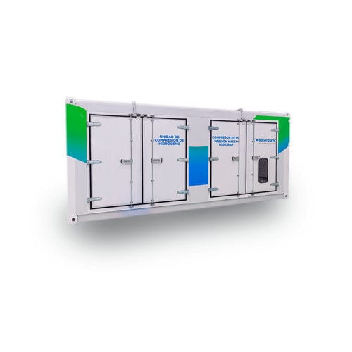 Hydrogen compressor - 1KS 95 - Hiperbaric S.A. - piston / pneumatic / stationary