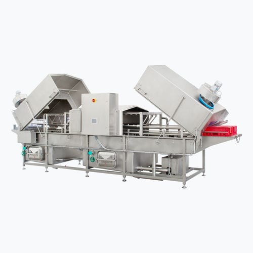 Water washing machine - CRATES & BASKETS WASHERS - Inox Meccanica S.p.A. - steam / automatic / for the food industry