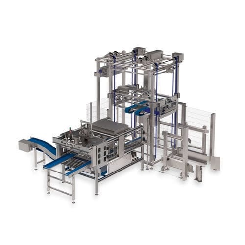 Demoulder line for the food industry - Jo-Bex-Man S.L. - semi-automatic / compressed air
