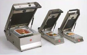 Linear tray sealer - Koneteollisuus Oy - manual / for the food industry / compact