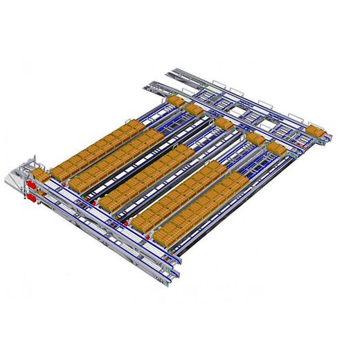 Buffer storage system for the food industry - Kortlever (Technisch Buro Kortlever B.V.)