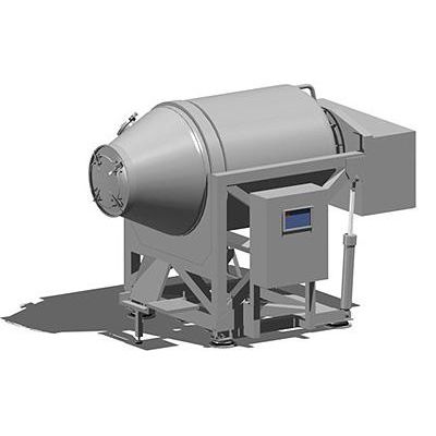 Vacuum meat tumbler - Thermomat 2X - Metalquimia S.A. - with cooling system