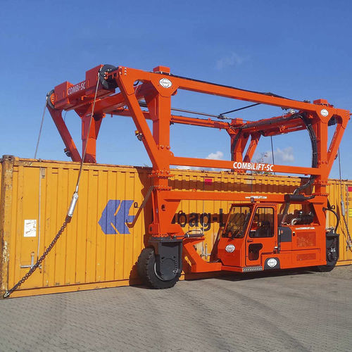 Precast beam straddle carrier - COMBI-SC3 - Combilift - for civil engineering / for slab handling / for container handling