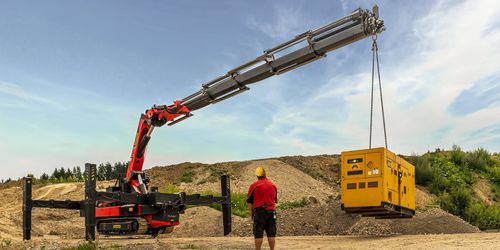 Crawler crane - PCC 115.002 - Palfinger - telescopic / lifting