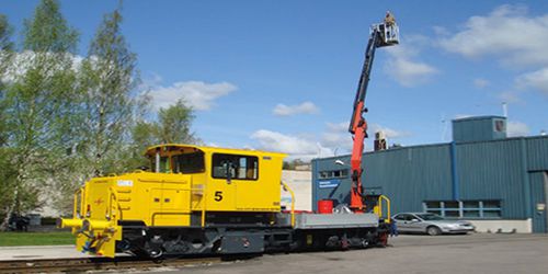 Rail-mounted telescopic boom lift - PKR 150 - Palfinger