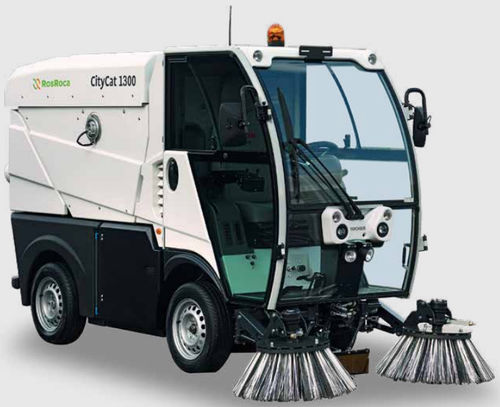 Battery-powered sweeper - CITYCAT 1300  - Ros Roca - street / compact