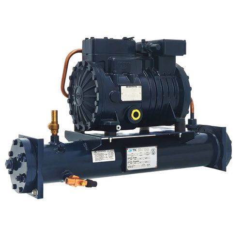 Semi-hermetic condensing unit - WU-H35 series - Officine Mario Dorin Spa - water-cooled