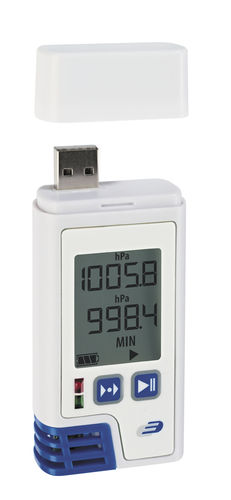 Temperature and humidity data logger - LOG 220 PDF - Dostmann electronic GmbH - barometric pressure / USB / with LCD display