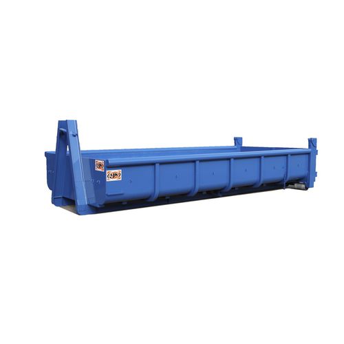Metal waste container - 010x series - AJK NV - industrial waste / for recycling / 2-wheel
