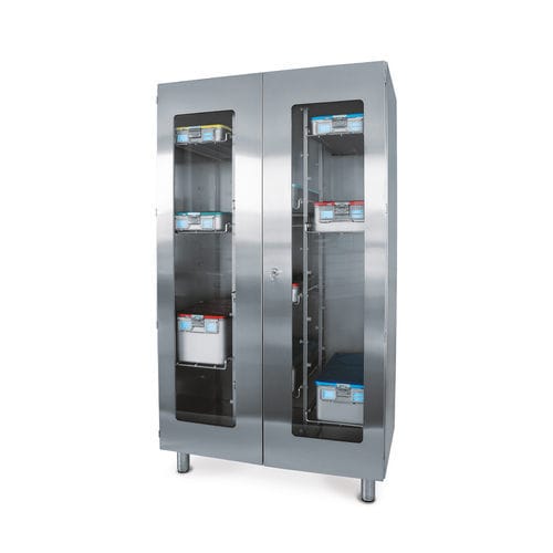 Storage cabinet - 504 series - Conf Industries S.r.l. - floor-mounted / shelf / double door
