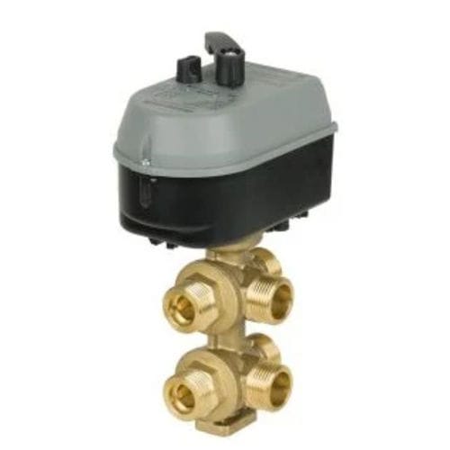 Ball valve - VBG6 series  - Honeywell Environmental & Combustion Controls EMEA - electrically-actuated / adjustment / flow control