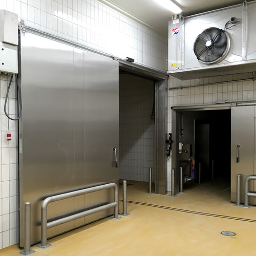 Sliding door - Door System A/S - steel / indoor / for cold storage