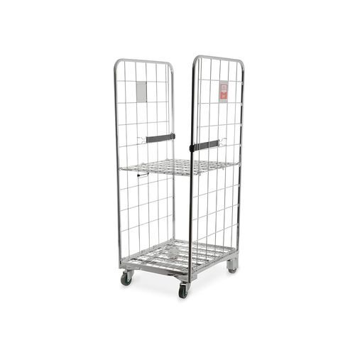2-panel roll cage container - A-frame Compactainer® - K. Hartwall Ltd