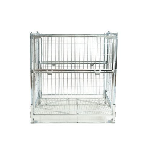 Foldable pallet box - HPD System® - K. Hartwall Ltd - wire mesh / storage / transport
