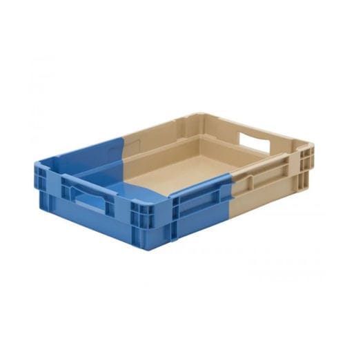 HDPE crate - B6412A  - Mailbox: Stamford Products Ltd - for food applications / for the fishing industry / stacking