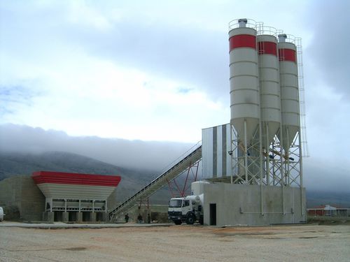 Stationary concrete batching plant - GBS-100 - GOKER Contruction Machines
