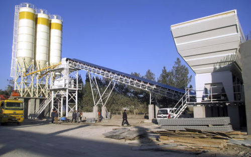 Stationary concrete batching plant - GBS-140 - GOKER Contruction Machines