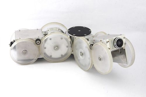 Wheeled inspection robot - ACM-R4H - Hibot - remote-controlled