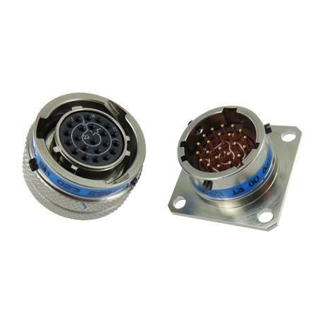 Data connector - JT - 38999 - AMPHENOL SOCAPEX - hybrid / electrical power supply / RF
