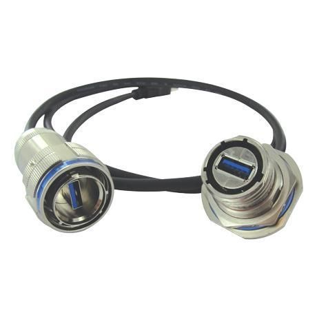Data connector - USBF TV - AMPHENOL SOCAPEX - USB / circular / screw coupling