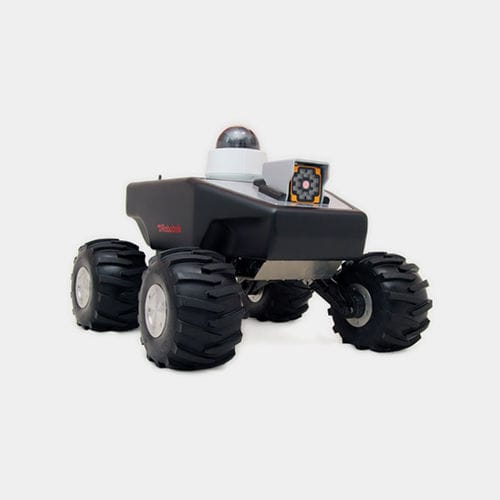 Mobile remote surveillance robot SUMMIT XL Robotnik