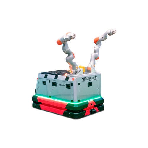 Handling AMR - RB-ROBOUT+ DUAL - Robotnik - for warehouse / for assembly / electric