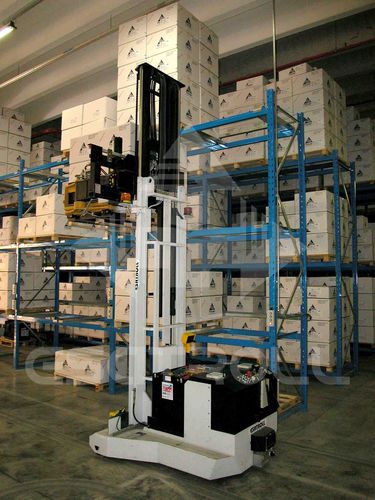 Loading automated guided vehicle - ESALAT 400 - Esatroll s.a - unloading / order picker / for warehouse
