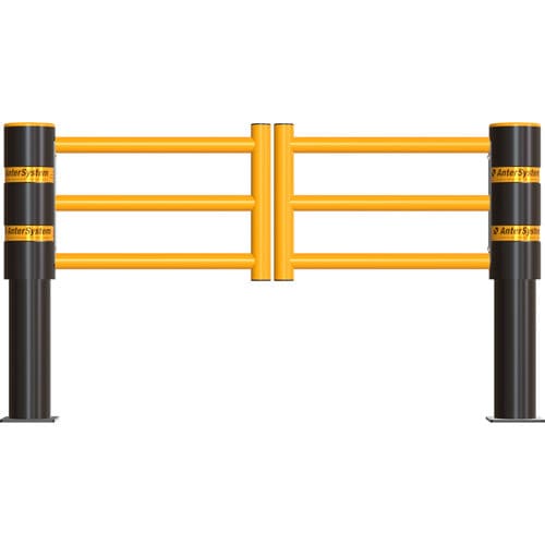 Safety gate - SGR series - Anter System - pedestrian / swing / revolving