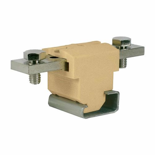 Panel-mount terminal block - ACB  - Cabur - screw connection / feed-through / plastic