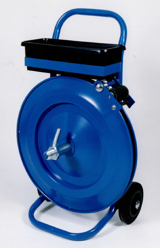Steel strap decoiler - DVS HR - STRAPEX - for PP-PET straps / mobile