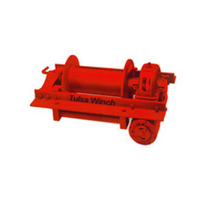 Hydraulic winch - 24 series - Tulsa Winch - wire rope / worm gear