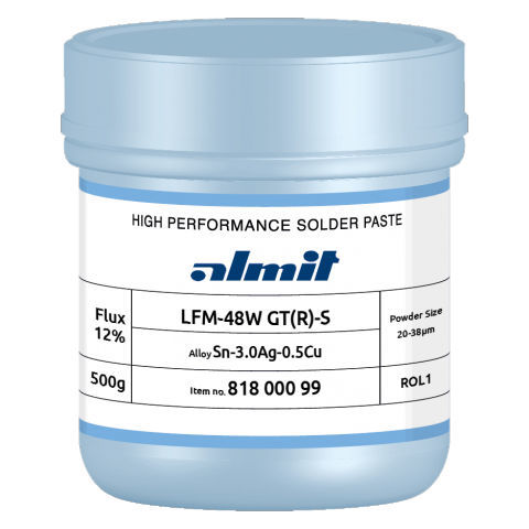 Solder paste - 818 000 99 - ALMIT GmbH - copper / silver based / for electrical components