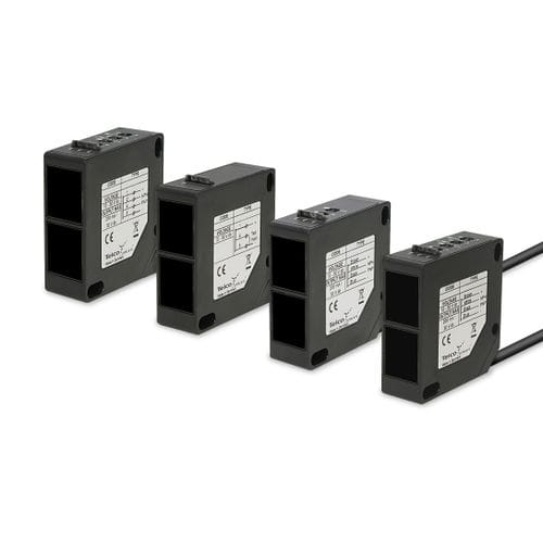 Photoelectric sensor with background suppression - SP 2000 series - Telco Sensors - retroreflective / through-beam / rectangular