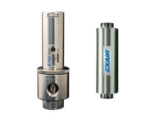 Single-stage Venturi ejector - 841008M - EXAIR - for suction units / with push-in fitting / compact