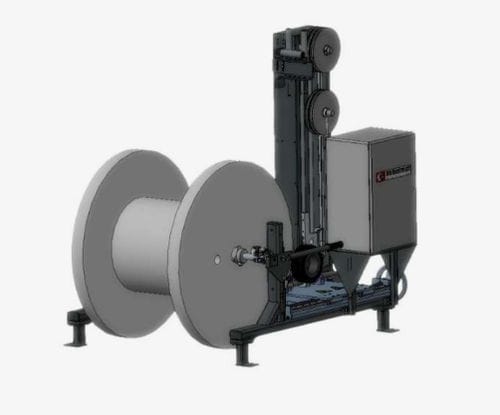 Cable drum unwinder - TROMTRAK 1250 MOT - Kabelmat Wickeltechnik GmbH - automatic / mobile