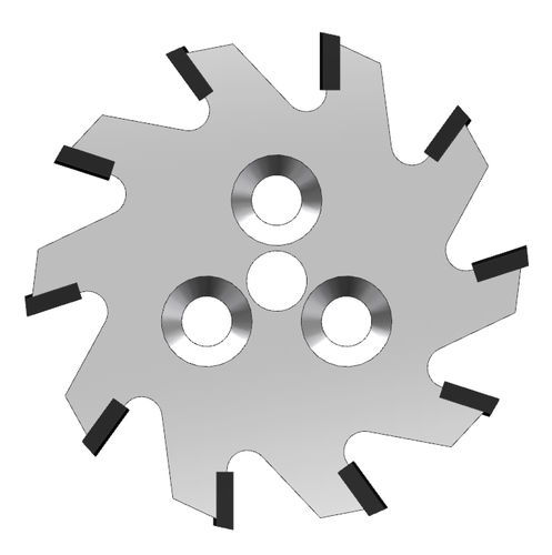 End mill - CM130 Disc Milling Cutter DP - LEUCO Ledermann GmbH & Co. KG - solid / finishing / slot